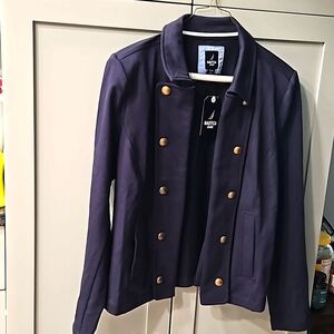 Nautica jeans button collared jacket